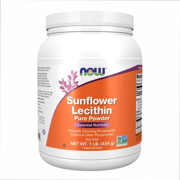 Соняшниковий лецитин порошок, Sunflower Lecithin Pure Powder 1lb - 454g 2022-10-2063 фото