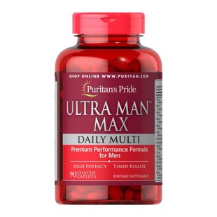 Чоловічі мультивітаміни, Ultra Man Max - 90caps 100-18-6164047-20 фото