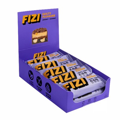 FIZI Chocolate Bar - 10х45g Peanut-Caramel 2022-10-0339 фото