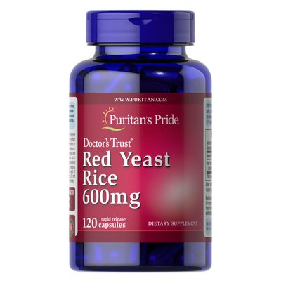 Red Yeast Rice 600 mg - 120 Capsules 100-87-7754501-20 фото