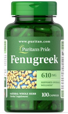 Fenugreek 610 mg - 100 caps 100-22-4940686-20 фото