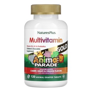 Мультивитамины для детей, Gold Assorted Chewable - 120 tabs 2022-10-2847 фото