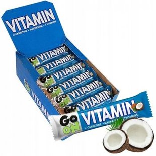 Енергетичні  батончики, GoOn Vitamin L-carnitine - 24x50g Bounty 2022-09-0102 фото