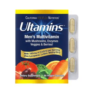 Ultamins MENS Multivitamin - 60 vcaps 2023-10-2753 фото