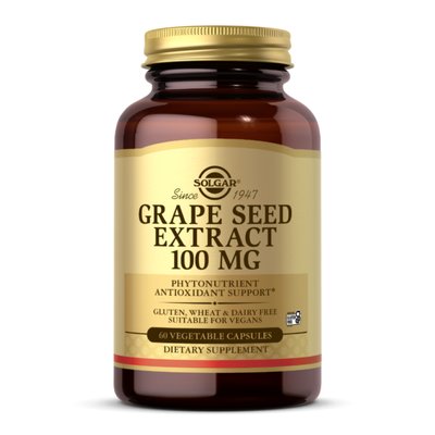 Grape Seed Extract 100mg - 60 vcaps 2022-10-1532 фото