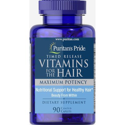 Vitamins for hair Time Release - 90 coated caplets 100-55-7441396-20 фото