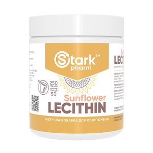 Лецитин, Stark Sunflower Lecithin - 250g 100-83-6408313-20 фото