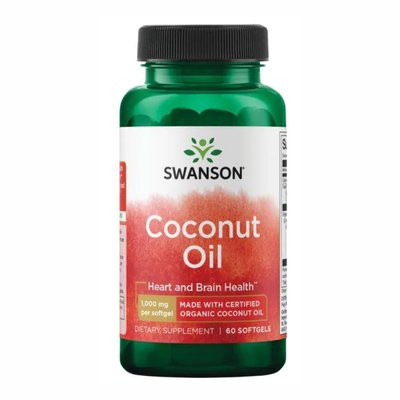 Coconut Oil 1000 mg - 60soft 100-76-3529666-20 фото