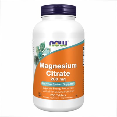Magnesium Citrate 200mg - 250 tabs 2022-10-2364 фото