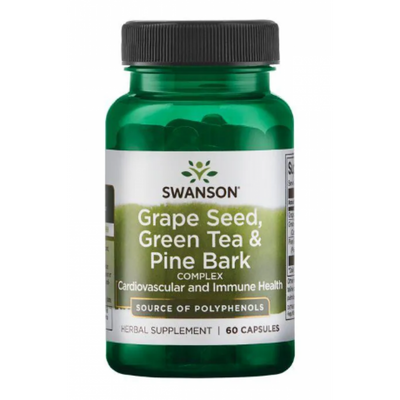 Grape Seed green tea pine bark - 60caps 100-78-2811695-20 фото