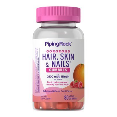 Hair Skin Nails Gummies 2500 of biotin - 80 veg gummies 2022-09-0466 фото