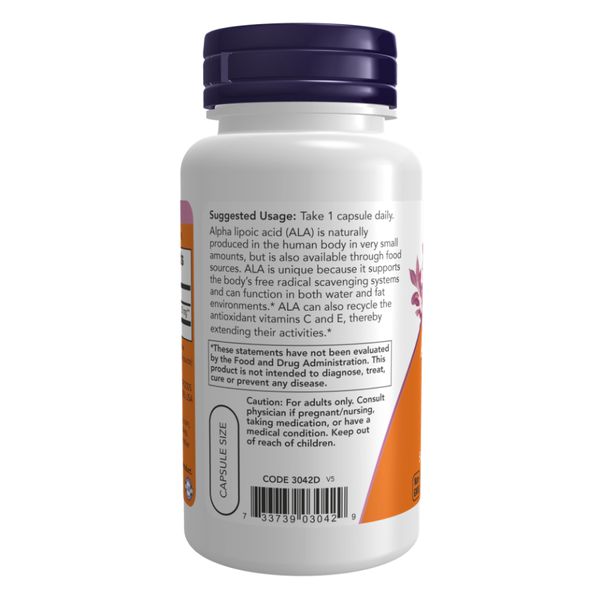 Alpha Lipoic Acid 250mg - 120 vcaps 2022-10-2618 фото