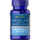 Комплекс для кожи, волос, ногтей, Hair Skin Nails infused with Moroccan Argan Oil - 60 softgels 100-53-8790168-20 фото