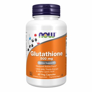 Глутатіон, Glutathione 500mg - 60 vcaps 2022-10-1423 фото