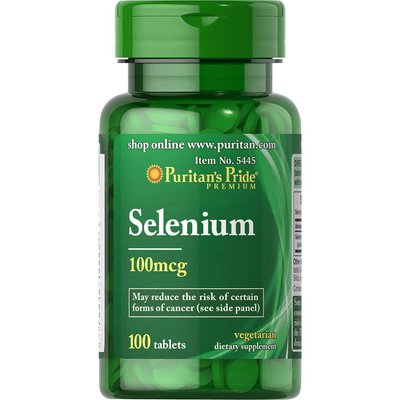 Selenium 100 mcg - 100 Tablets 100-28-5316507-20 фото