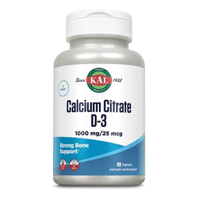 Calcium Citrate D3 1000mg - 90 tabs 2022-10-1771 фото