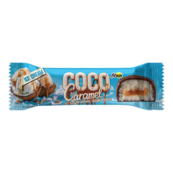 Фитнес батончики, Coco Caramel - 20x40g Ice Cream 2023-10-2668 фото