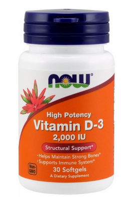Vitamin D-3 2000 IU - 30 softgels 100-16-3251494-20 фото