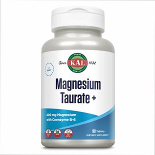 Магний таурат, KAL Magnesium Taurate - 90 tabs 2022-10-1010 фото