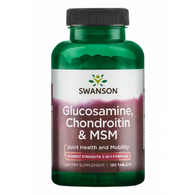 Glucosamine Chondroitin MSM - 120 tabs 100-88-9838999-20 фото
