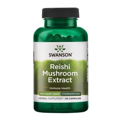 Reishi Mushroom Extract Standardized 500mg - 90 caps 2023-10-2308 фото