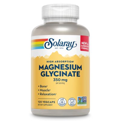 Magnesium Glycinate 350mg - 120 vcaps 2022-10-2449 фото