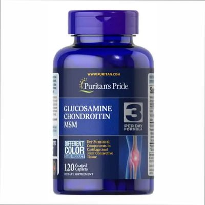 Glucosamine Chondroitin MSM Double Strength - 120 caps 100-28-7565145-20 фото