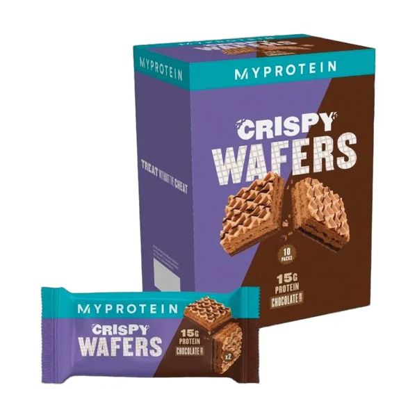 Протеиновые вафли, Crispy Wafers - 10x42g Chocolate 2022-10-0167 фото