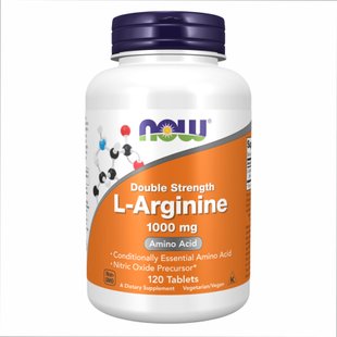 Л Аргінін, L-Arginine 1000mg - 120 tabs 2022-10-0647 фото