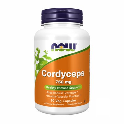 Cordyceps 750 mg - 90 vcaps 2022-10-0090 фото