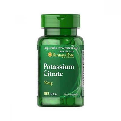 Potassium Citrate - 100tabs. 100-70-2127136-20 фото