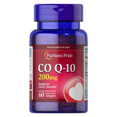 Q-SORB™ Co Q-10 200 mg - 60 Rapid Release Softgels 100-50-1130776-20 фото