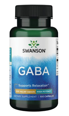 GABA 500 mg - 100 caps 100-60-6564189-20 фото