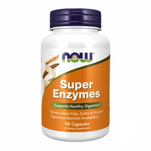 Комплекс Ензимів для підтримки травлення, Super Enzyme - 90 caps 100-58-7842699-20 фото