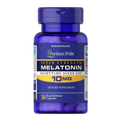 Melatonin 10mg - 30caps 100-99-5408405-20 фото