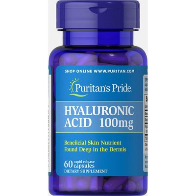 Hyaluronic Acid 100 mg - 60 caps 100-77-9774361-20 фото