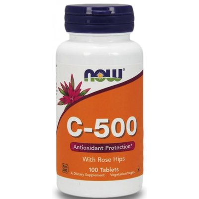 Vitamin C-500 with Rose Hips - 100tabs 100-44-3555887-20 фото