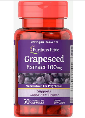 Grapeseed Extract 100mg - 50caps 100-17-1134829-20 фото