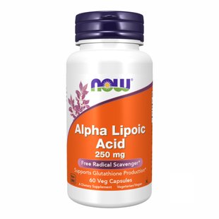 Альфа-липоевая кислота, Alpha Lipoic Acid 250 mg - 60 vcaps 2022-10-0093 фото