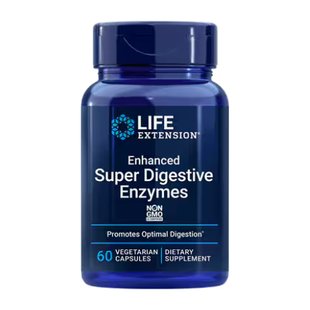 Травні ензими, Enhanced Super Digestive Enzymes - 60 veg caps 2023-10-2659 фото