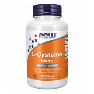 Л-Цистеїн, Cysteine 500mg - 100 tabs 2022-10-0649 фото