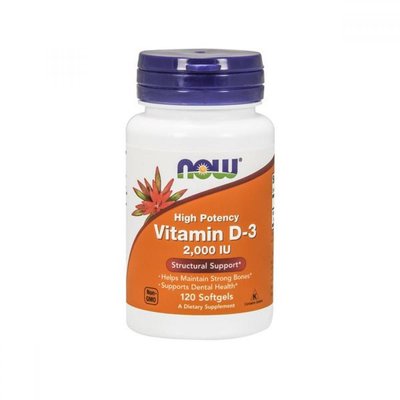 Vitamin D3-2000 IU - 120softgels 100-67-4987360-20 фото