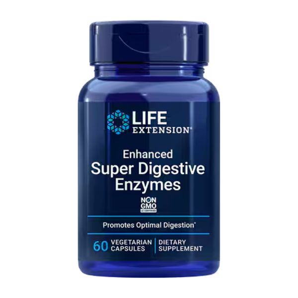 Травные энзимы, Enhanced Super Digestive Enzymes - 60 veg caps 2023-10-2659 фото