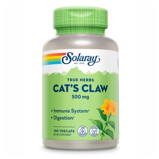 Кошачий коготь, Cat's Claw 500mg - 100 vcaps 2022-10-1015 фото