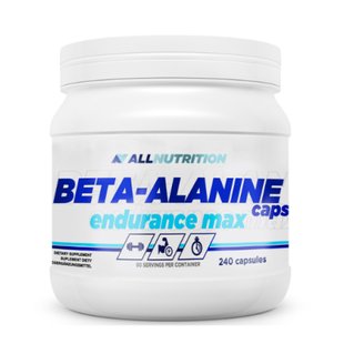 Бета Аланін, Beta-Alanine Endurance Max - 240 caps 100-31-7669651-20 фото