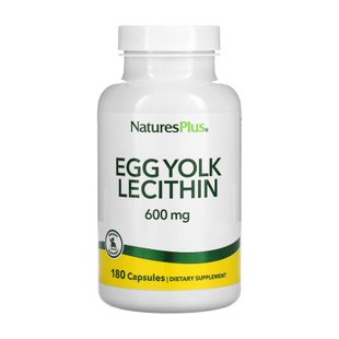 Лецитин із яєчних жовтків, Egg Yolk Lecithin 600 mg - 180 caps 2023-10-2365 фото