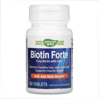 Biotin Forte 3 mg - 60 tabs 2022-10-1066 фото
