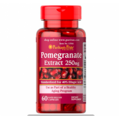 Pomegranate Extract 250 mg - 60 Capsules 100-88-8990110-20 фото