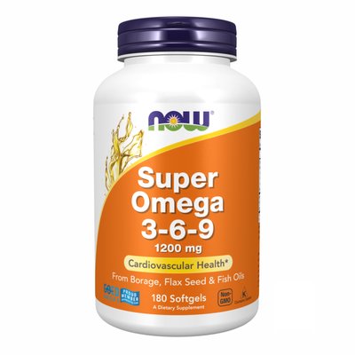 Super Omega 3-6-9 1200 mg - 180 sgels 2022-10-0069 фото