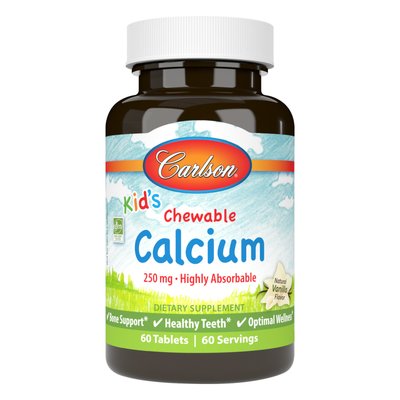 Kids Chewable Calcium - 60 tabs 2022-10-2507 фото